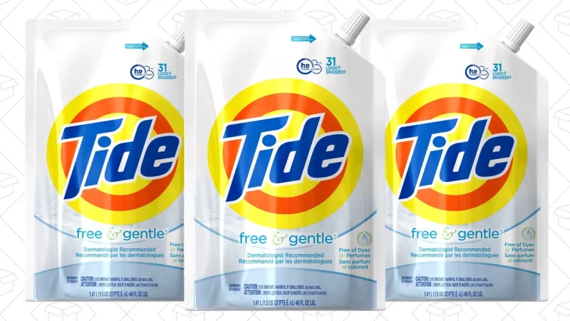 93 Loads Tide Free & Gentle Laundry Detergent | $14 | Amazon | Use Subscribe & Save and $3 coupon